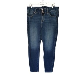 Torrid Dark Medium Wash Super Soft Jeggings Size 16 Short